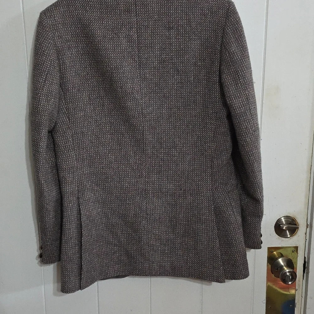 VonFurstenberg Prince Egon Collection Mens‎ Wool Blazer Sports Coat Gray/Tan 40R